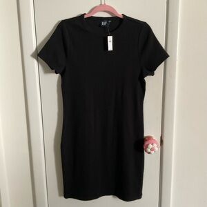 Gap Cotton Ribbed Tshirt Dress
